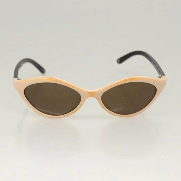 CHANEL Sunglasses plastic Beige CC Auth SW1020 - Picture 2 of 10